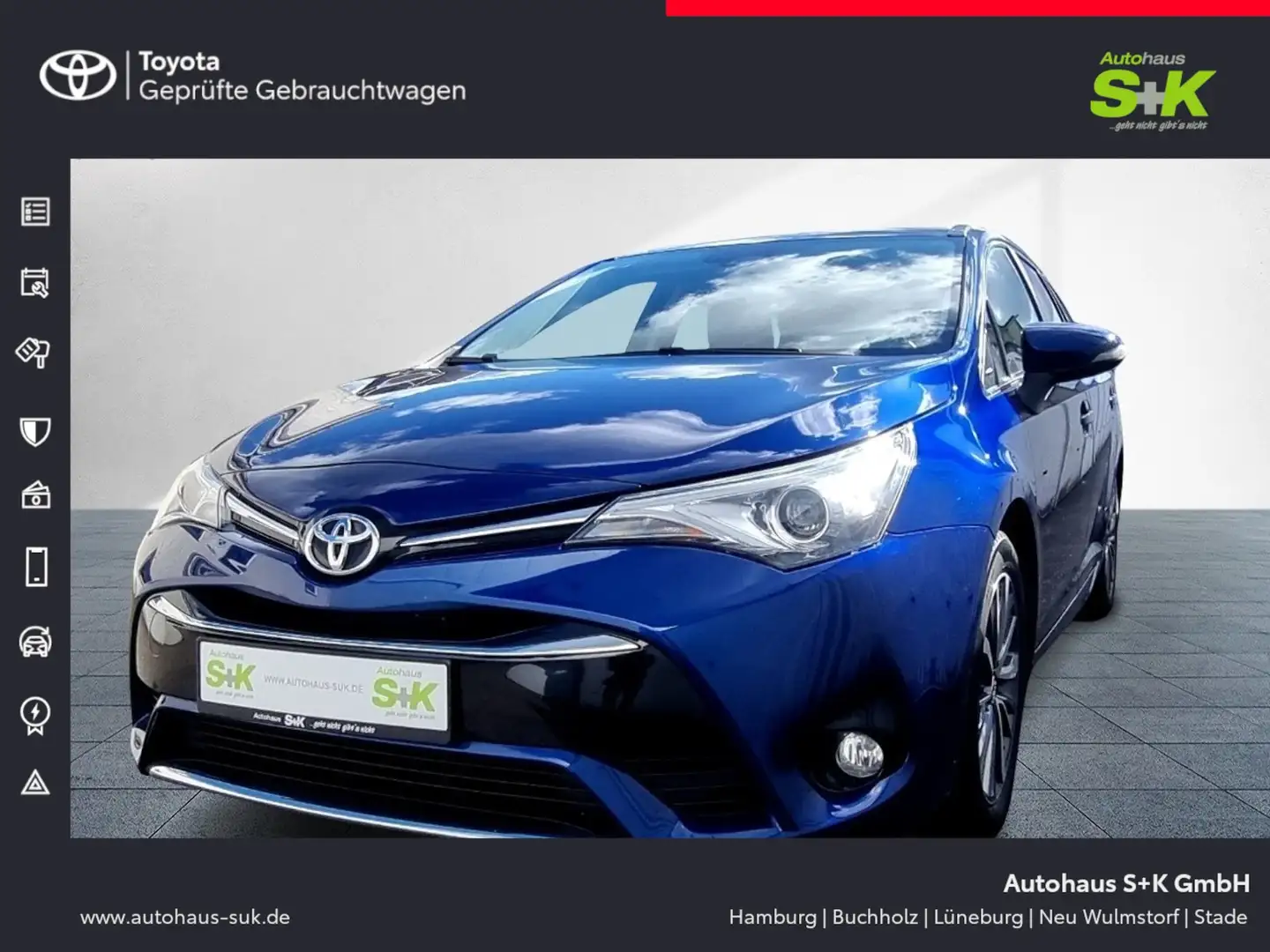 Toyota Avensis 1.8 TS Edition S+*NAVI+KLIMA+KAMERA+AHK****** Blau - 1