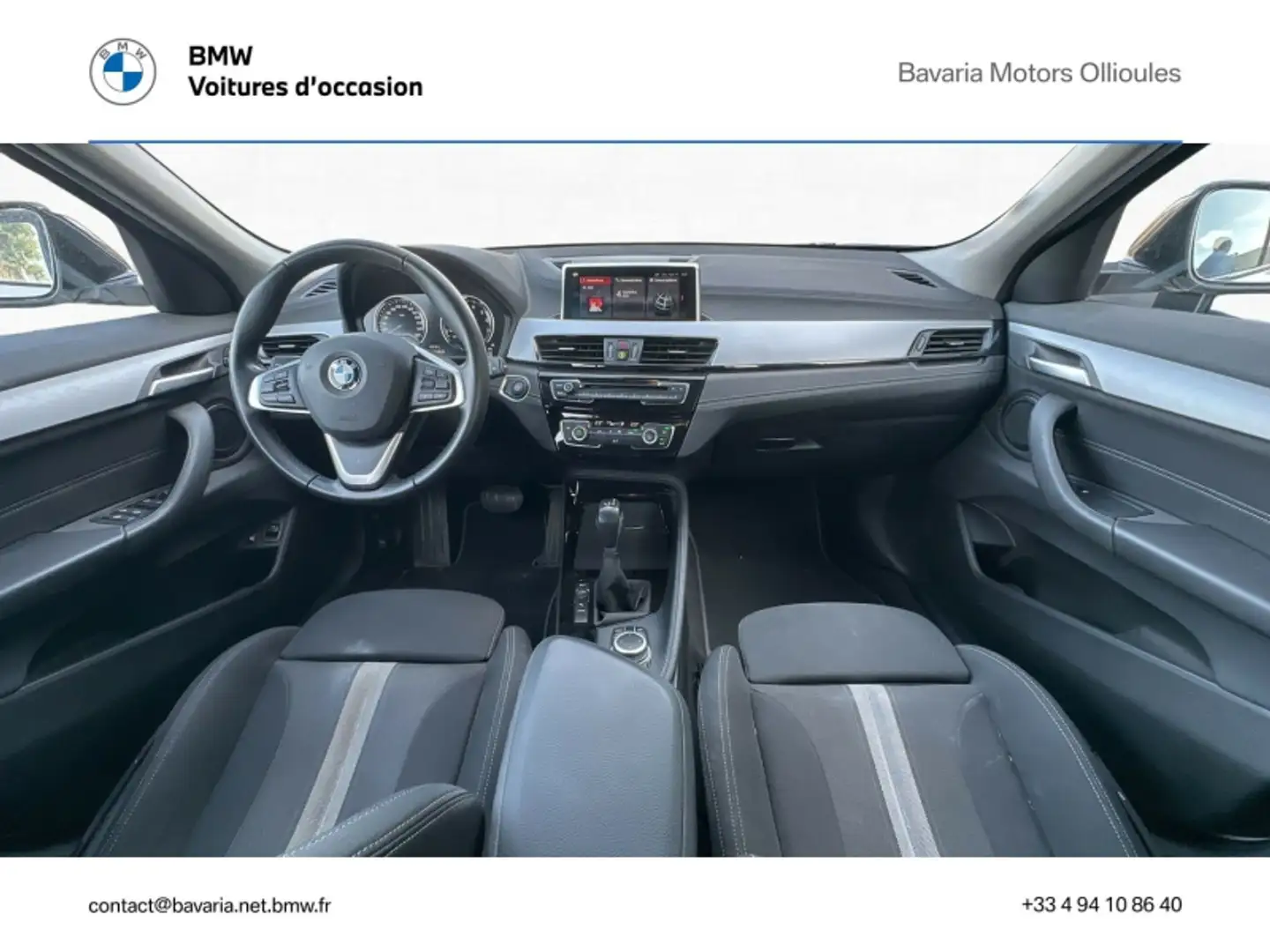 BMW X2 xDrive25eA 220ch Lounge Euro6d-T Blanc - 2