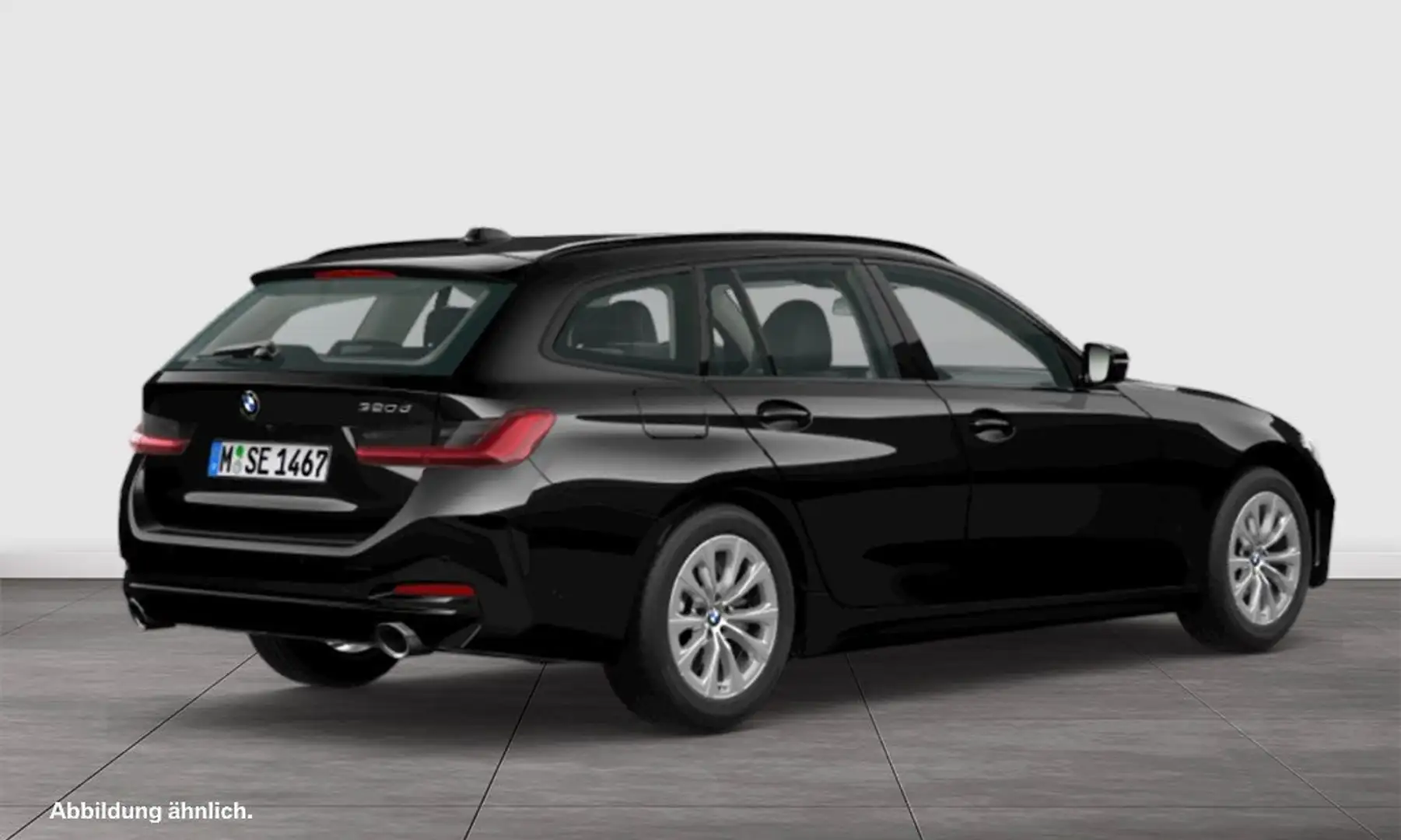 BMW 320 d Touring ACC RFK NAVI LED PDC V+H DAB Klima Noir - 2