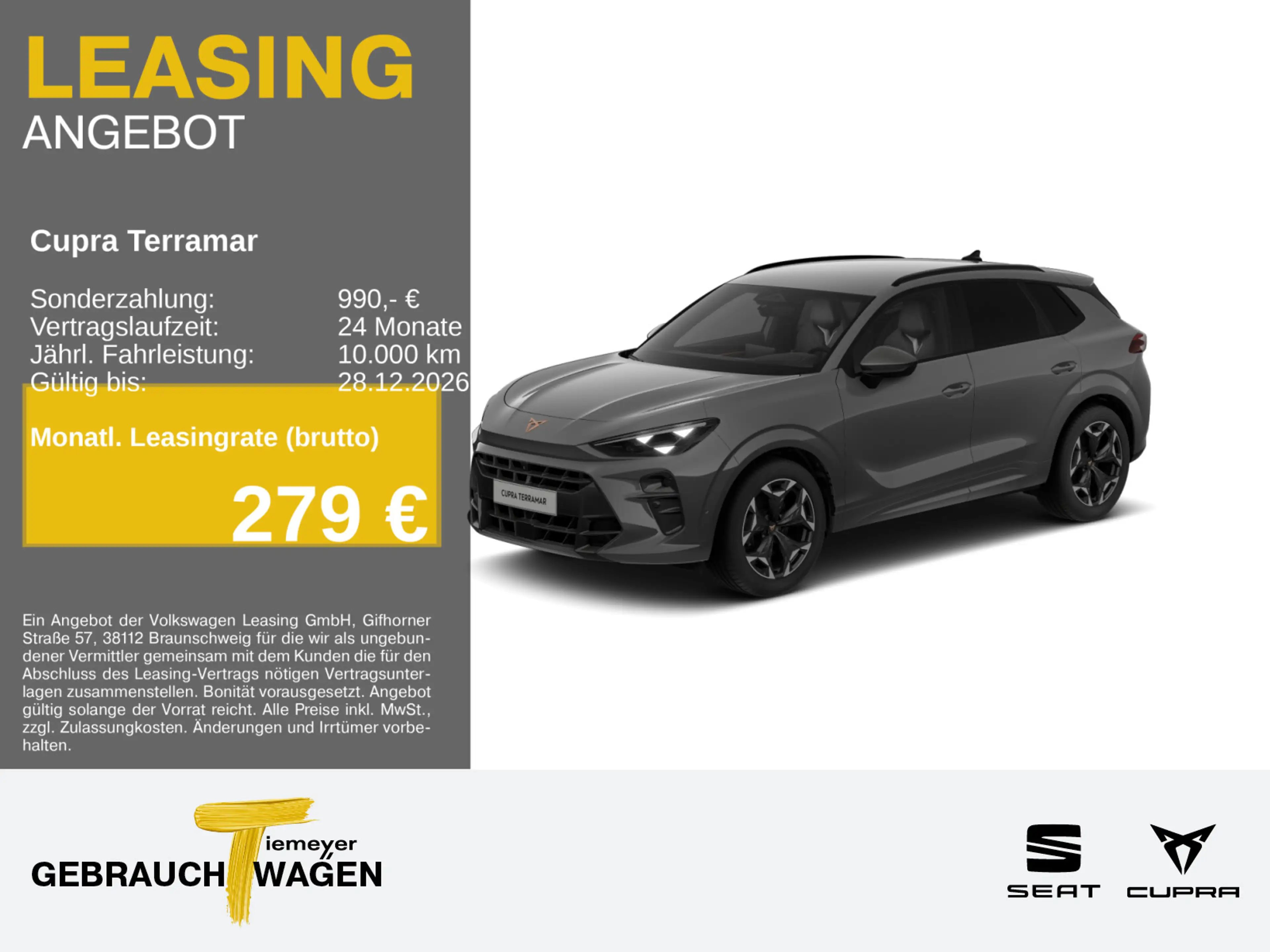 CUPRA Terramar 2.0 TSI LM19 SENNHEISER MATRIX eSITZE