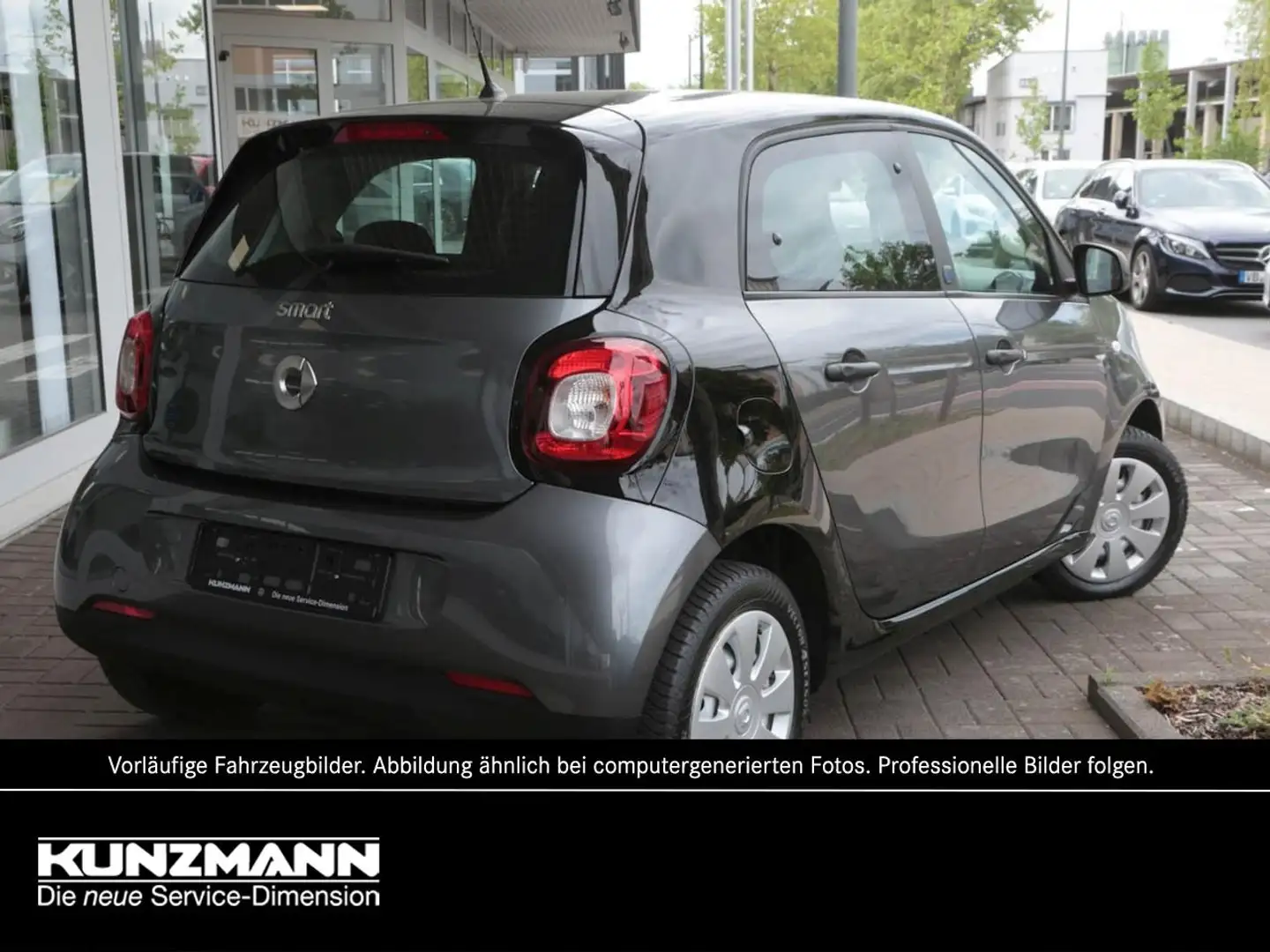 smart forFour EQ  Cool&Audio 22kW Sitzheizung Volldach Grau - 2