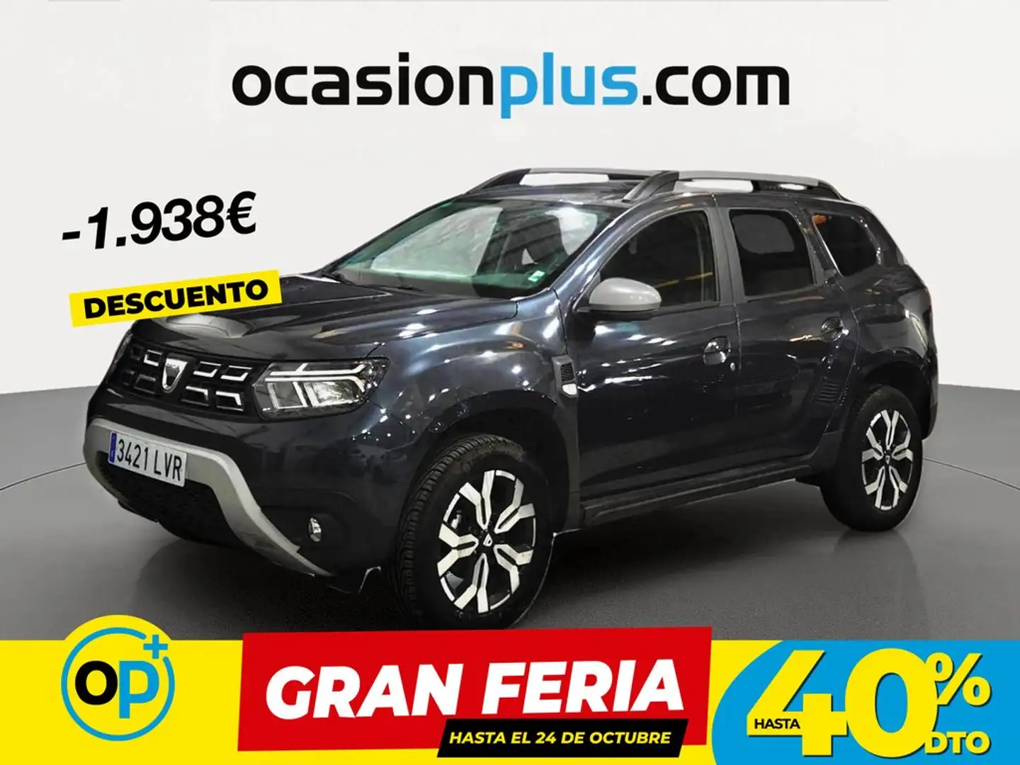 Dacia Duster 1.3 TCe EDC Prestige 4x2 110kW Gris - 1
