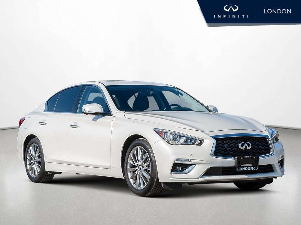 2024 Infiniti Q50 LUXE | Moonroof | Heated Steering | BSW | 360 Camera