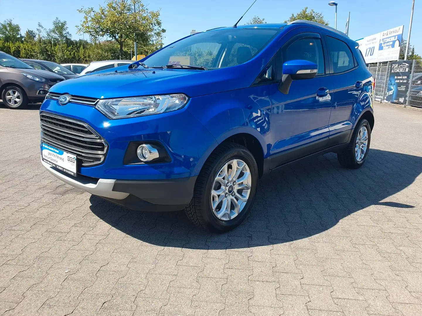 Ford EcoSport Titanium GARANTIE KLIMAAUTOMATIK PDC Blau - 1