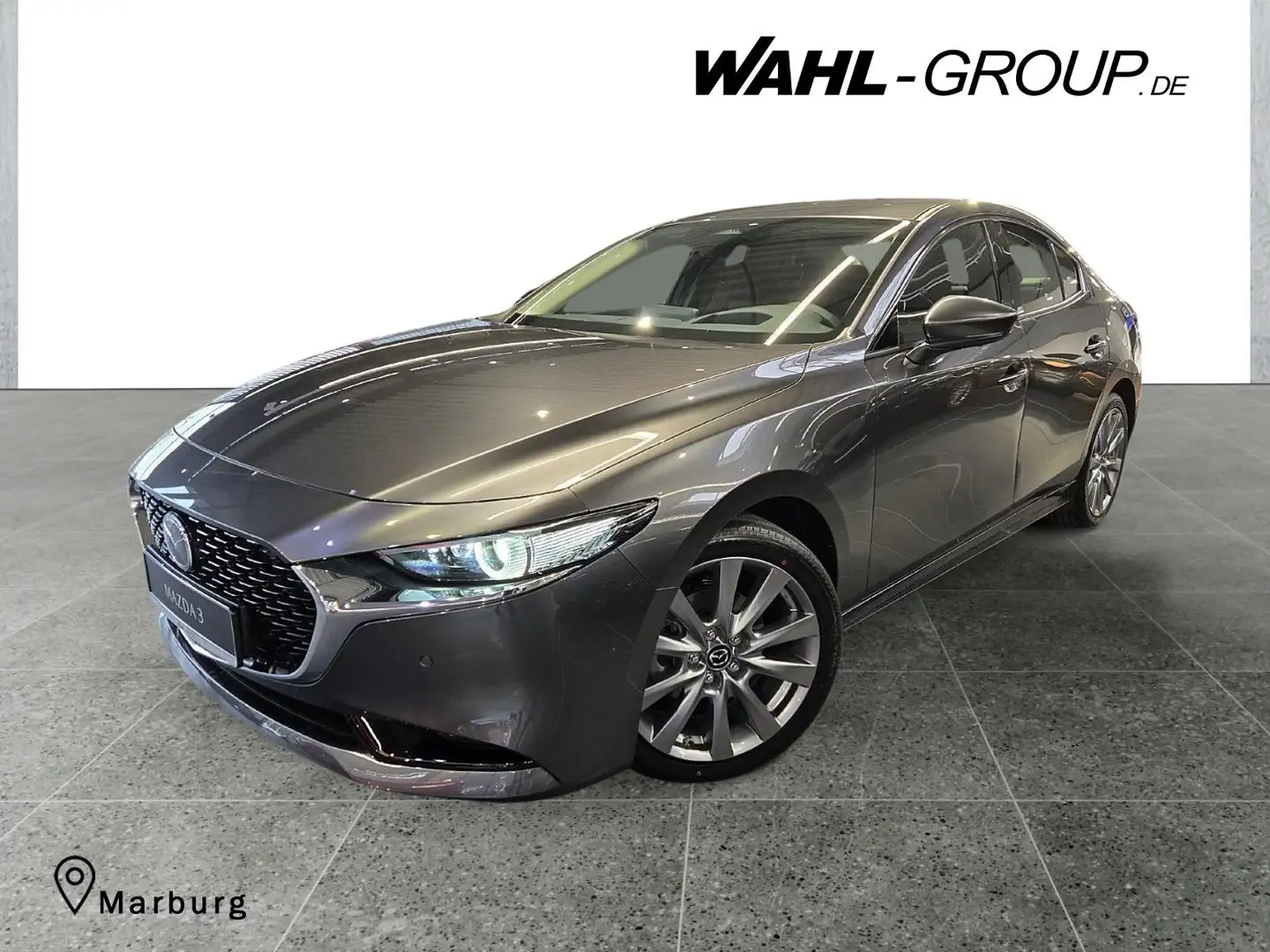 Mazda 3 2.5 SkyactiveG 140 Autom.Exclusive-Line Fastback*B Gris - 1