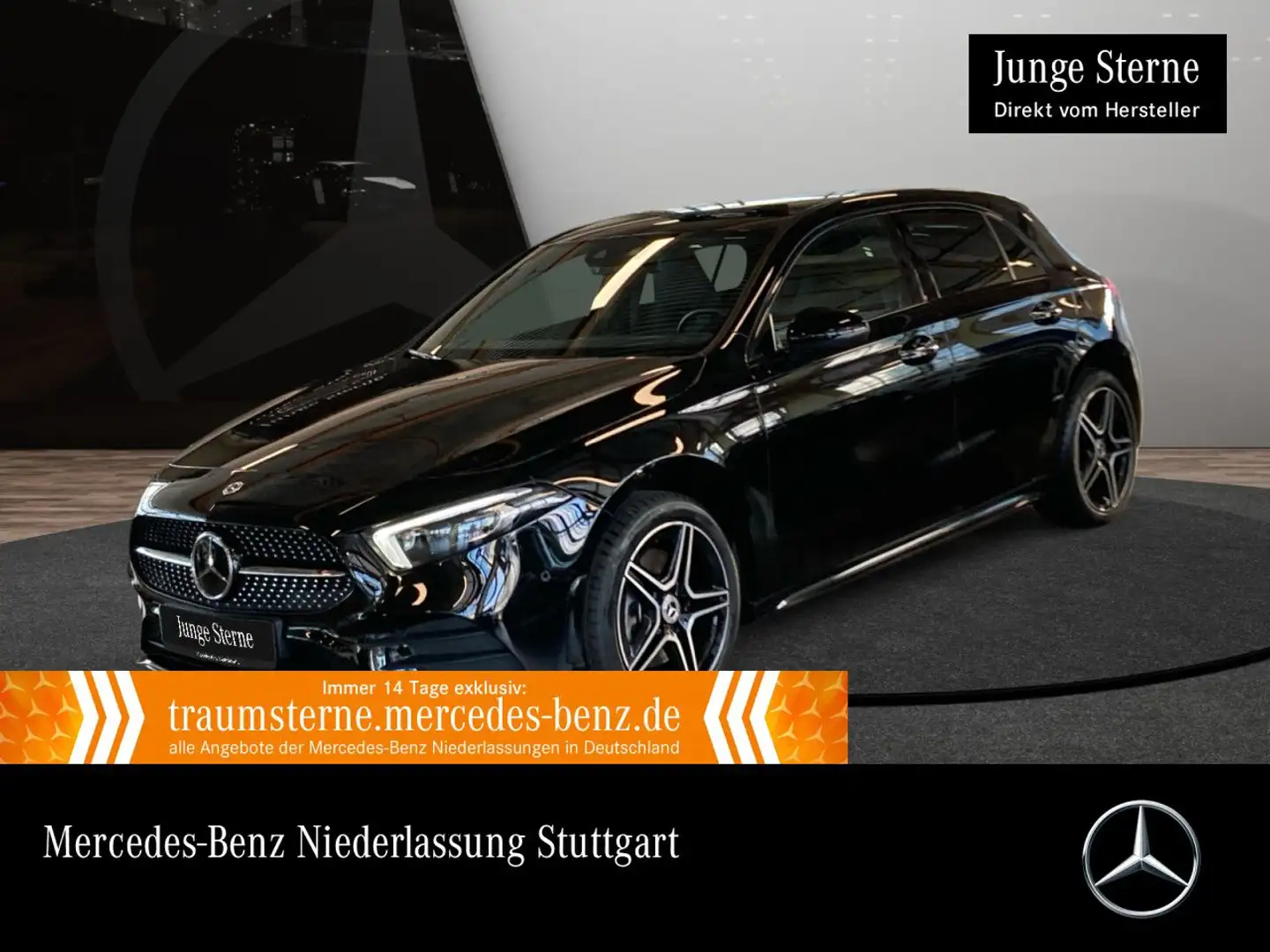 Mercedes-Benz A 250 e AMG+NIGHT+AHK+MULTIBEAM+KAMERA+KEYLESS+8G Schwarz - 1