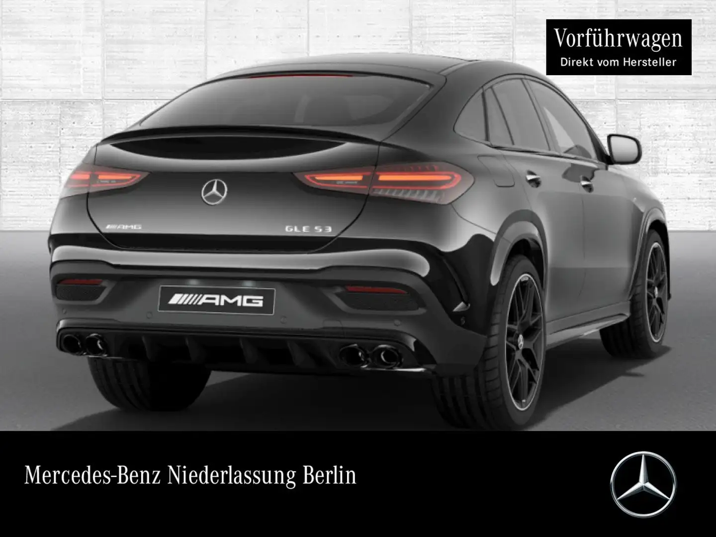Mercedes-Benz GLE 53 AMG GLE 53 Coupé 4M NIGHT+PANO+360+MULTIBEAM+HUD+SPUR Noir - 1