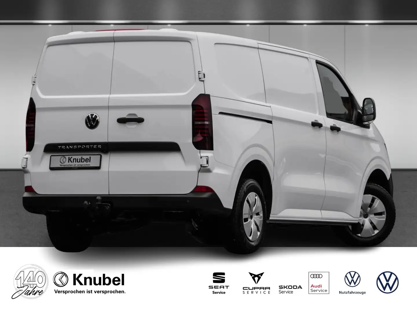 Volkswagen T7 Transporter Kasten 2.0 TDI Fahrass+ AHK Ganzj.reifen Weiß - 2