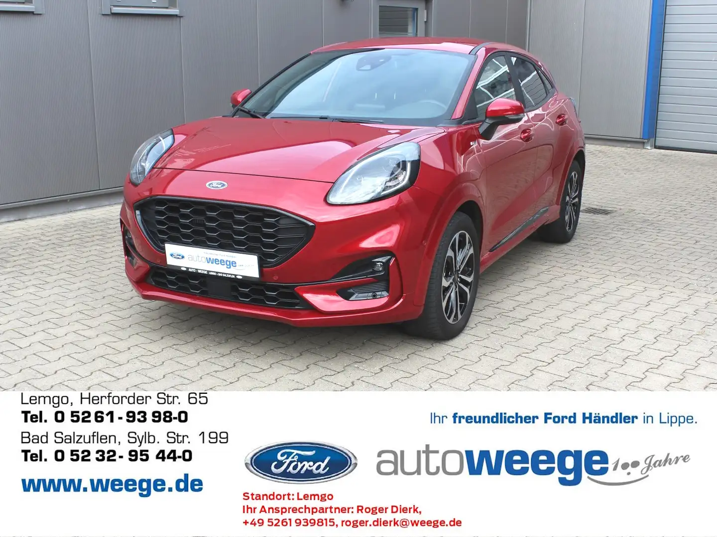 Ford Puma ST-Line X Start/Stopp Rouge - 1