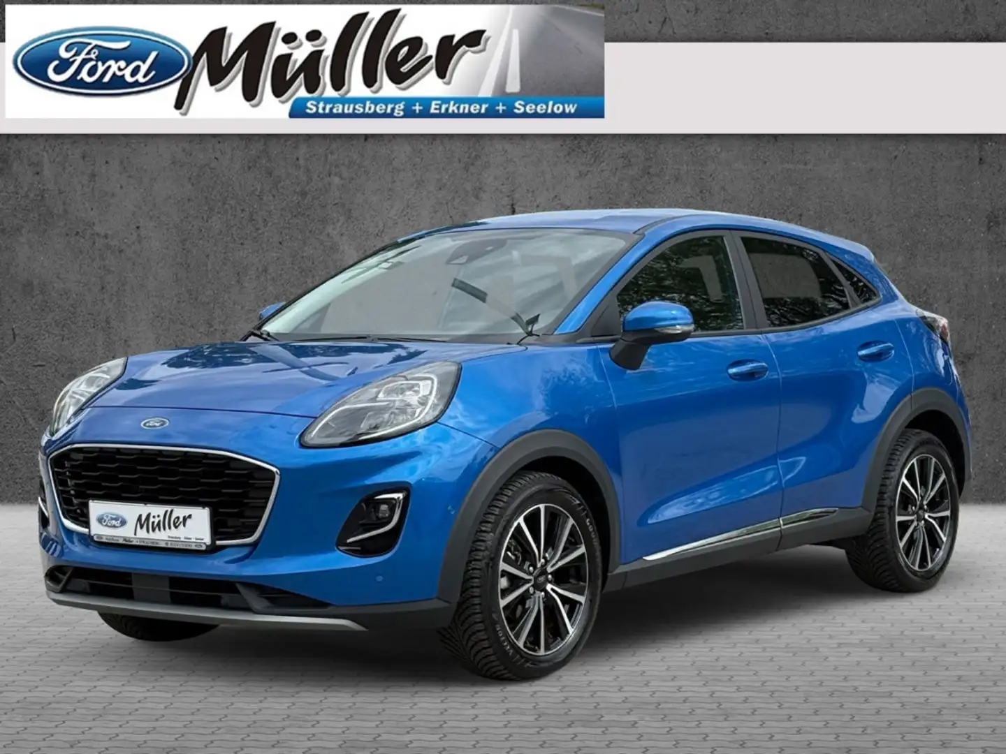 Ford Puma Titanium X 1.0 EcoBoost Automatik LED ACC Blau - 1