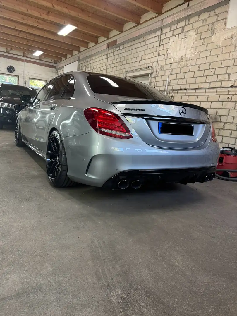 Mercedes-Benz C 450 AMG 4Matic 7G-TRONIC HeadUp Standheizung Pano Silber - 1