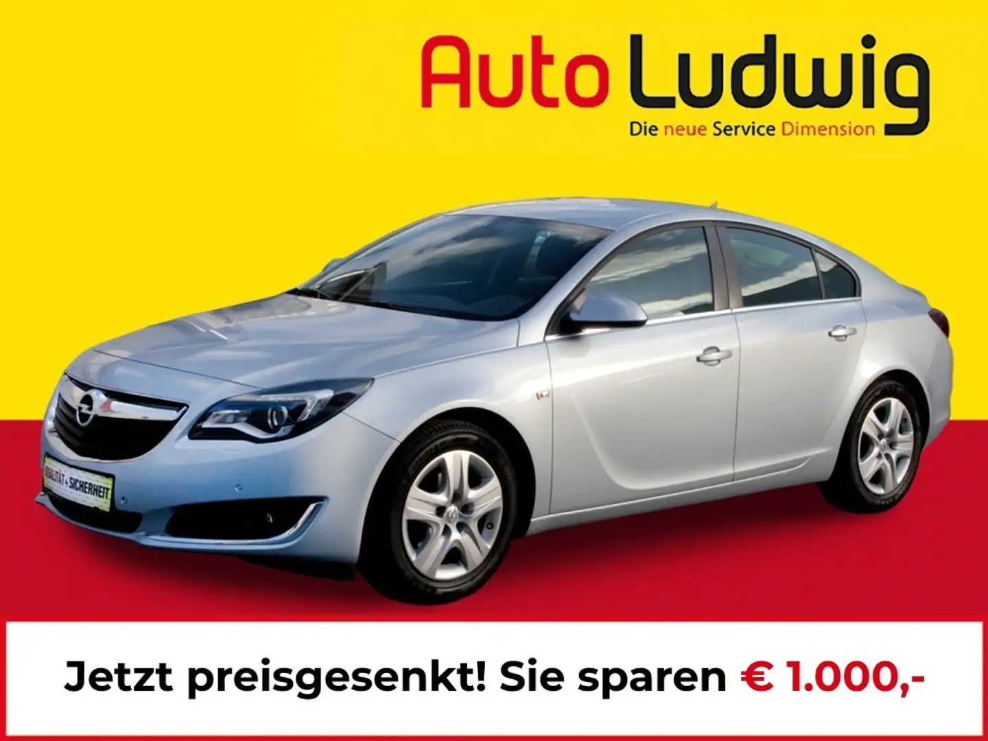 Opel Insignia 1,6 CDTI ecoflex Edition *LEDER*PDC*SHZ*TEMPOMAT* Silber - 1