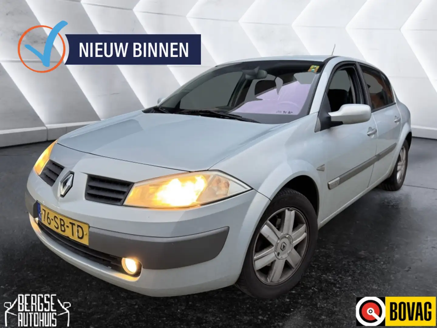 Renault Megane 1.6 16V Dynam.Luxe Clima Cruise Lm Velgen Grijs - 1