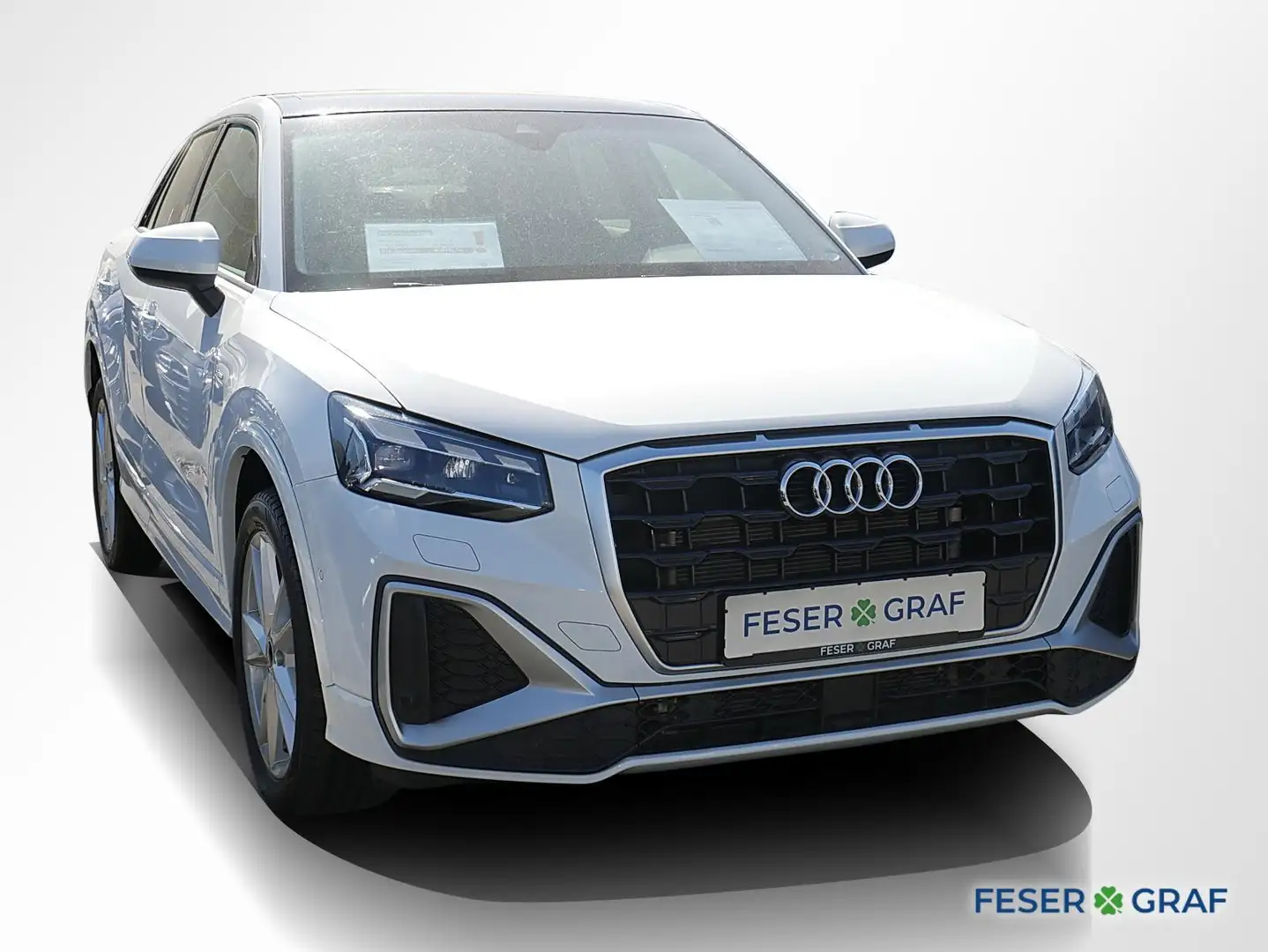 Audi Q2 35 TFSI S line Ext. Matrix Navi Pano RüKa Weiß - 2