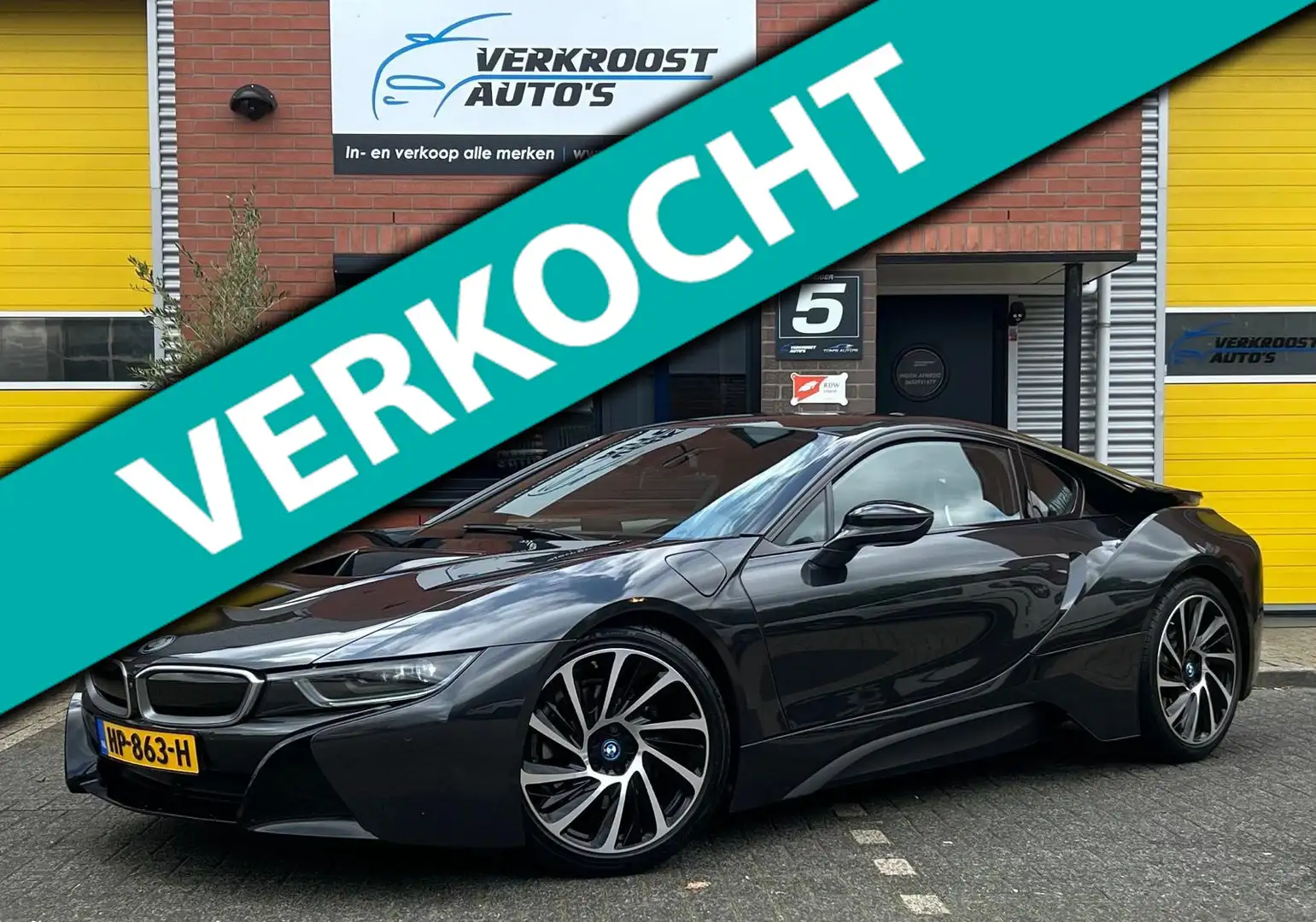 BMW i8 1.5 first edition black pakket. org nl. nieuwstaat Gris - 1