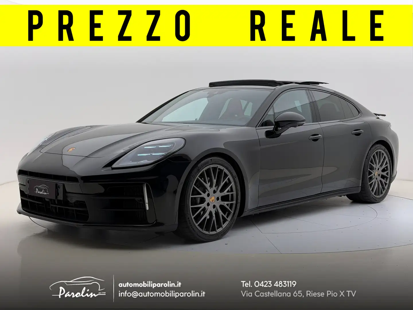 Porsche Panamera 2.9 4 Restyling Tetto-Scarico-Sterzo posteriore-21 Nero - 1