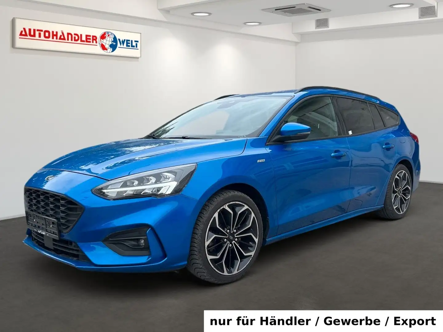 Ford Focus Kombi 1.5 EB ST-Line AAC LED SHZ Navi PDC Blau - 1