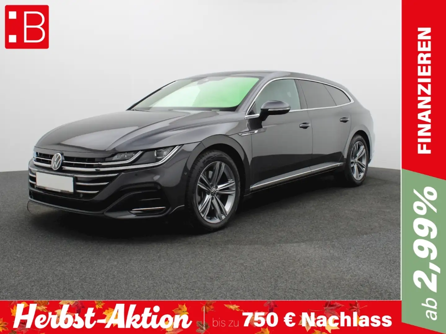 Volkswagen Arteon Shooting Brake 2.0 TSI DSG 4Mo. RLine NAVI-PRO LED Grau - 1