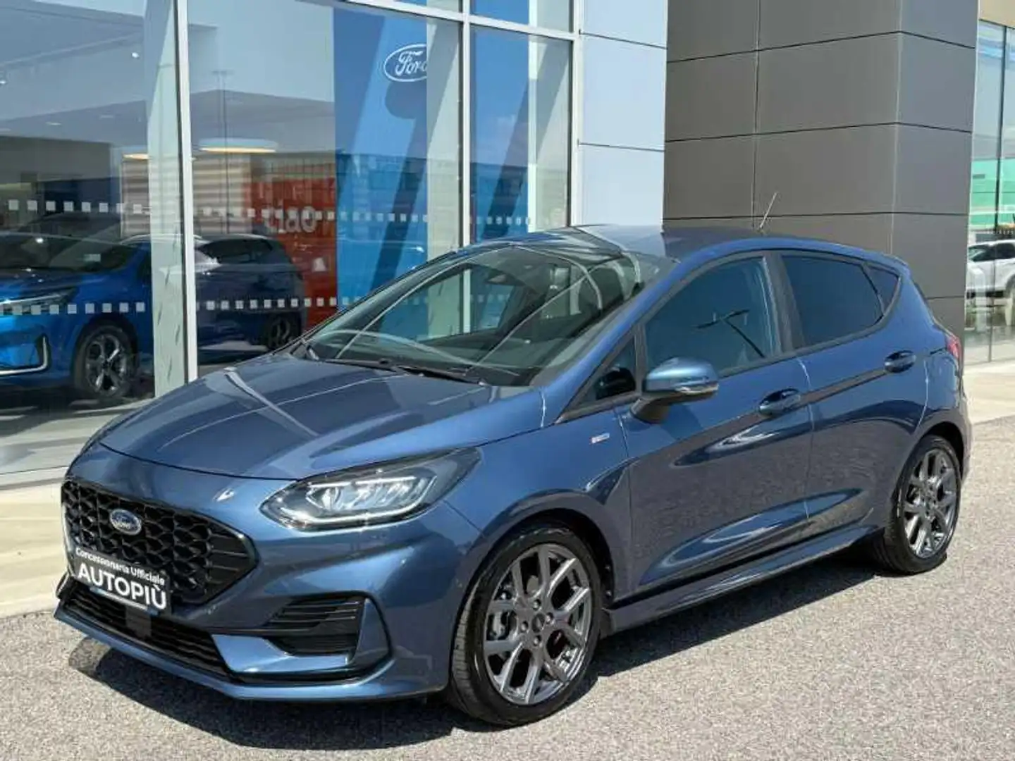 Ford Fiesta 1.0 Ecoboost Hybrid 125 CV DCT 5 porte ST-Line Blu/Azzurro - 1