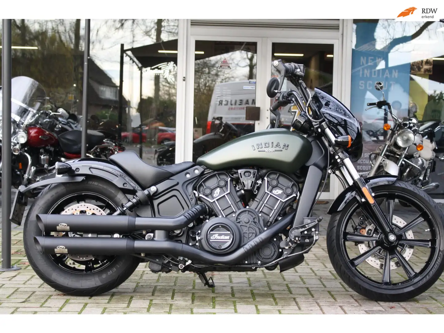 Indian Scout Chopper 69 Rogue , 24 maanden garantie ,Inruil Mog - 1
