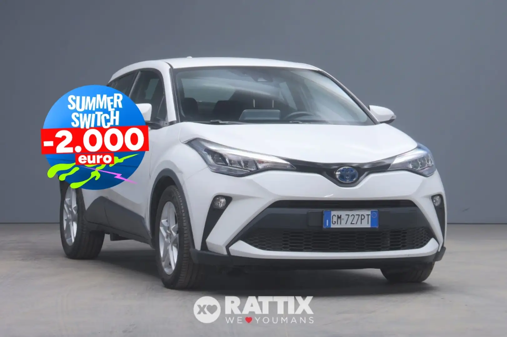 Toyota C-HR 1.8 Hybrid Active e-CVT Bianco - 1