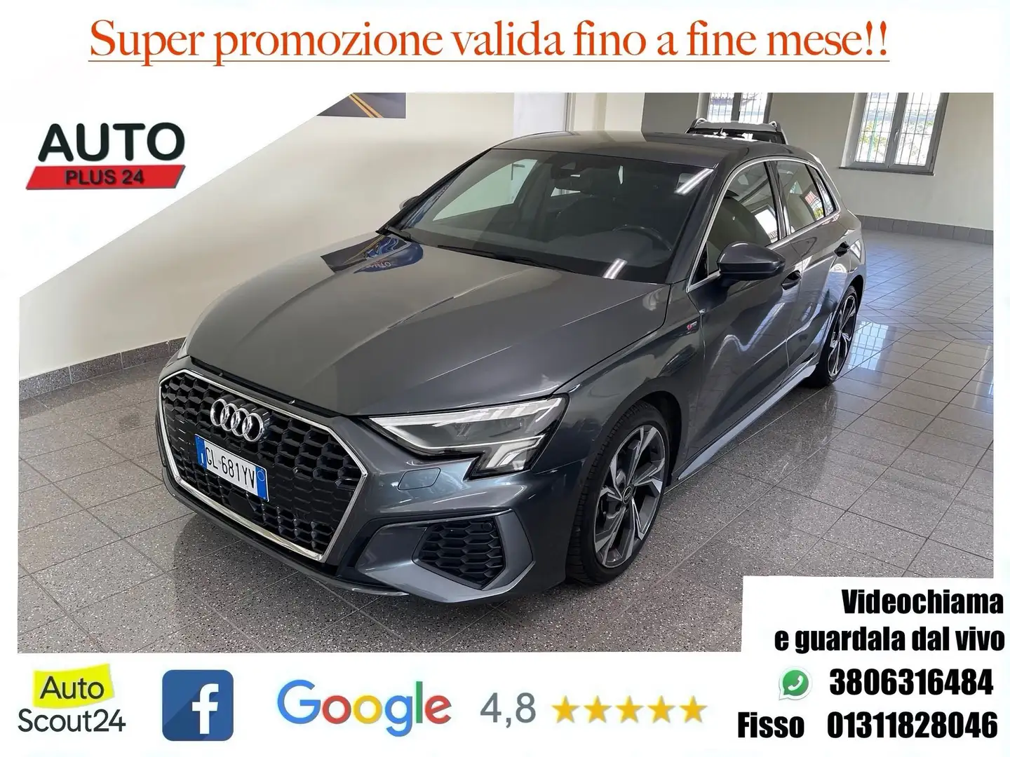 Audi A3 SPB 30 TDI S tronic S line edition CON PROMO PLUS - 1