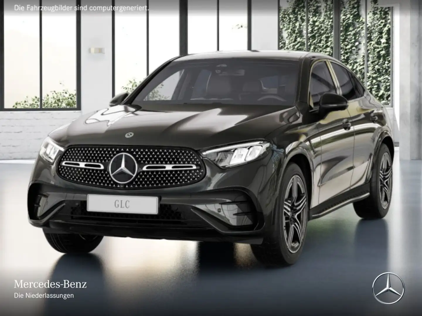 Mercedes-Benz GLC 200 4M AMG+NIGHT+360+AHK+LED+TOTW+KEYLESS+9G Grau - 2