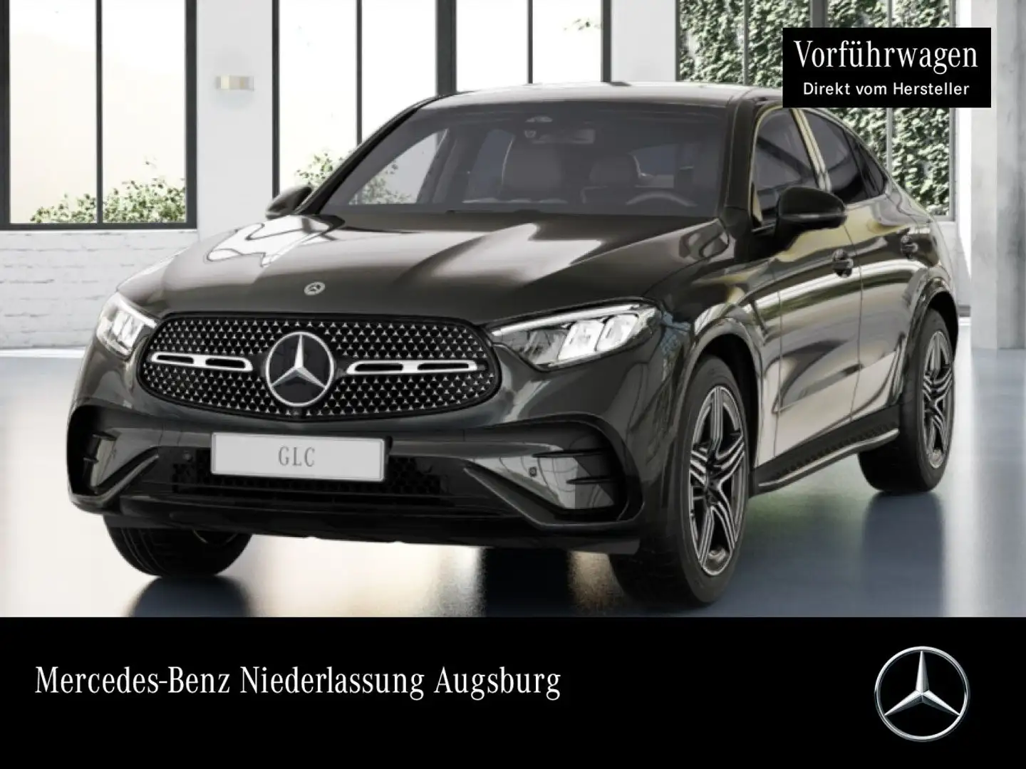 Mercedes-Benz GLC 200 4M AMG+NIGHT+360+AHK+LED+TOTW+KEYLESS+9G Grau - 1