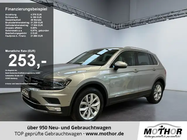Volkswagen Tiguan Highline 2.0TSI DSG 4Motion ACC Kamera LM