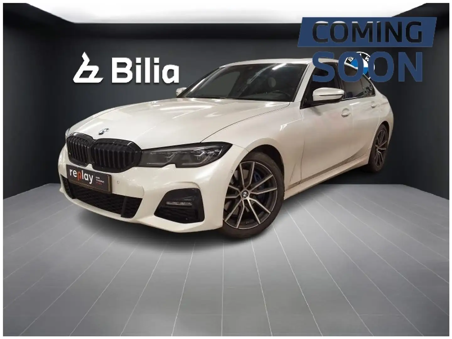 BMW 320 320d xDrive M-Sport Blanc - 1
