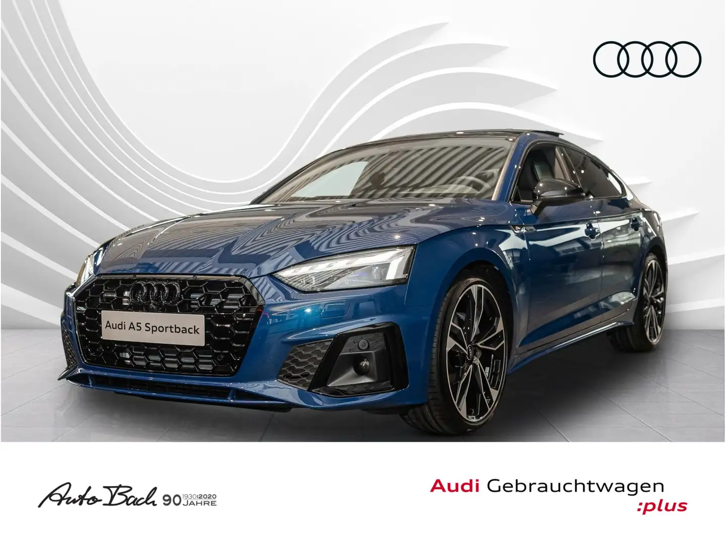 Audi A5 S line 40TDI qu competition plus Pa Blau - 1
