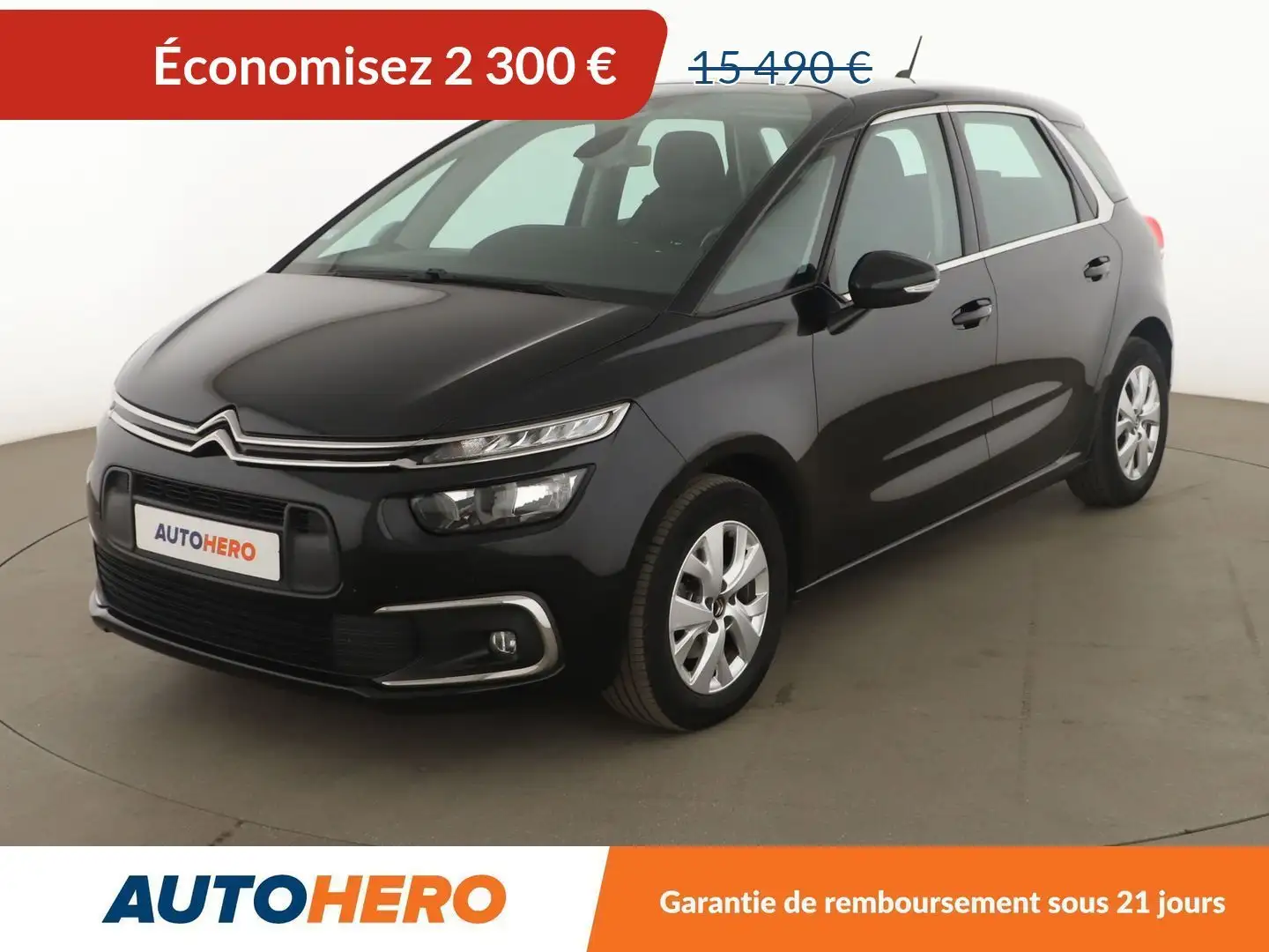 Citroen C4 SpaceTourer 1.5 Blue-HDi Feel BV6 Noir - 1