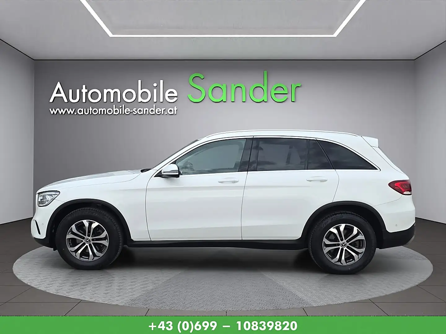 Mercedes-Benz GLC 220 d 4MATIC Aut. *1.Besitz/ACC/Leder* Weiß - 2