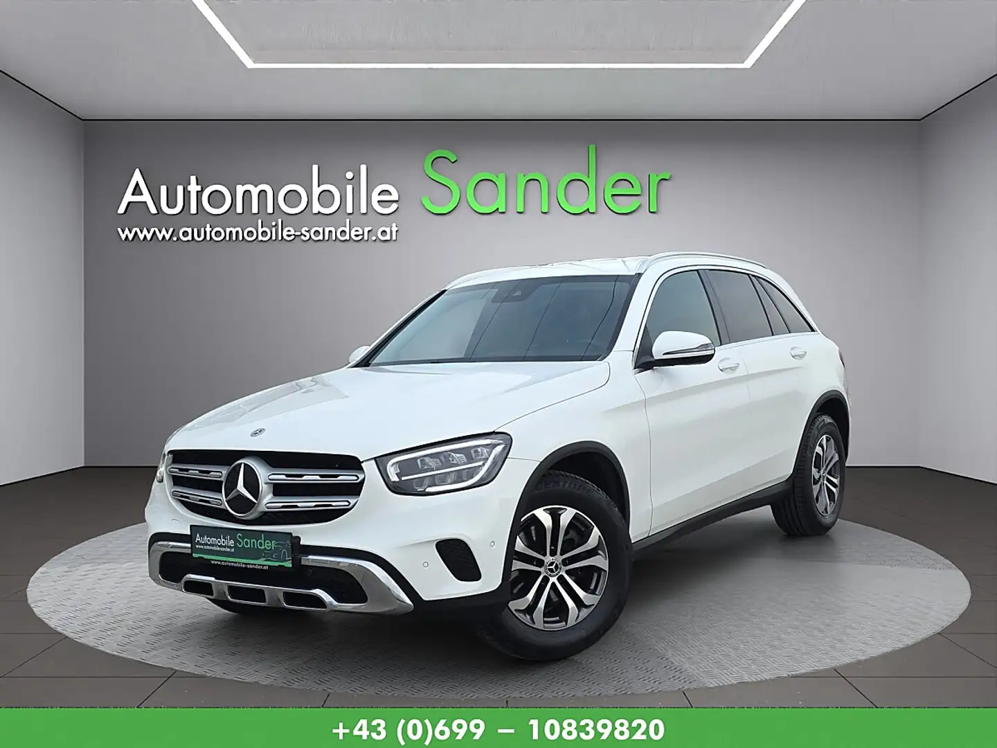 Mercedes-Benz GLC 220 d 4MATIC Aut. *1.Besitz/ACC/Leder* Weiß - 1