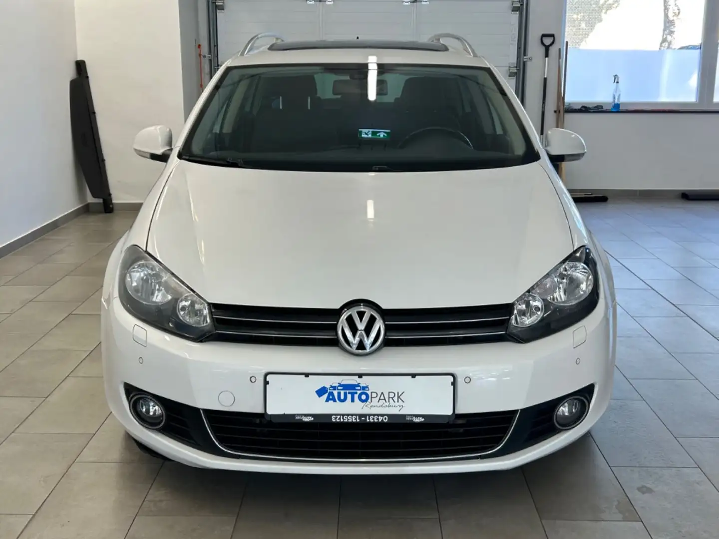 Volkswagen Golf VI Variant 2.0 TDI Highline *Automatik* Weiß - 2