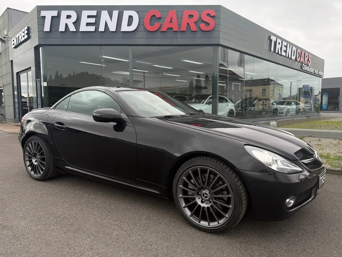 Mercedes-Benz SLK 200 KOMPRESSOR.BOITE AUTO PACK AMG. CUIR H&K GAR.1AN Noir - 2