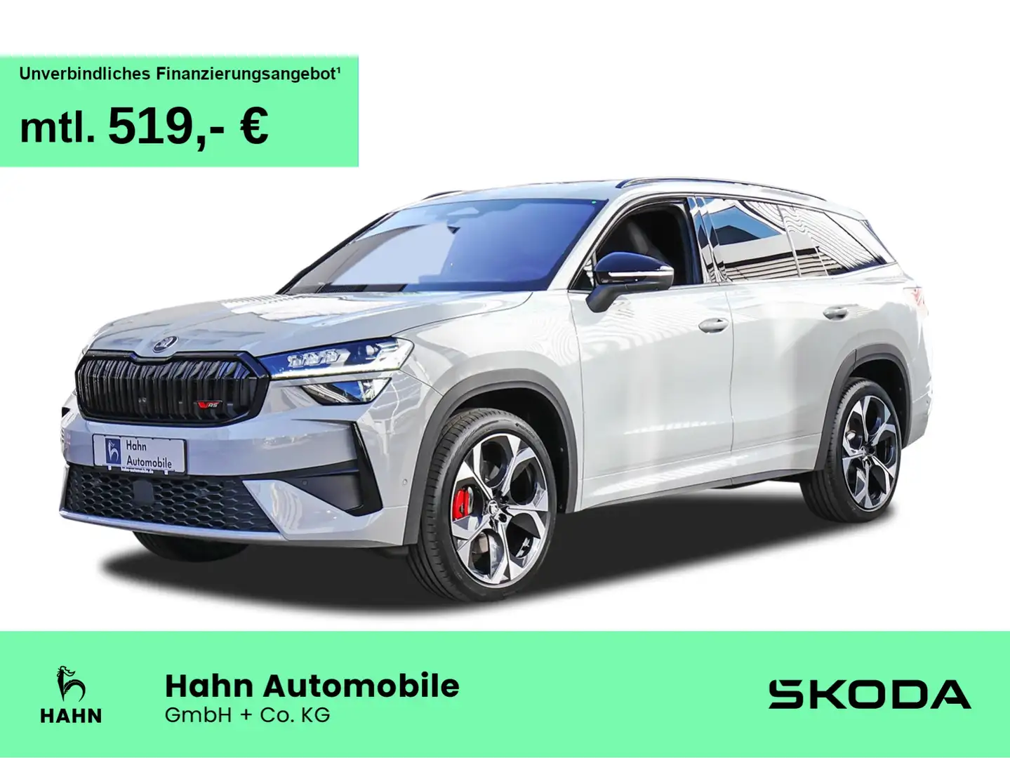 Skoda Kodiaq RS 2,0TSI 265PS DSG 4x4 ACC Navi Pano StH Grau - 1