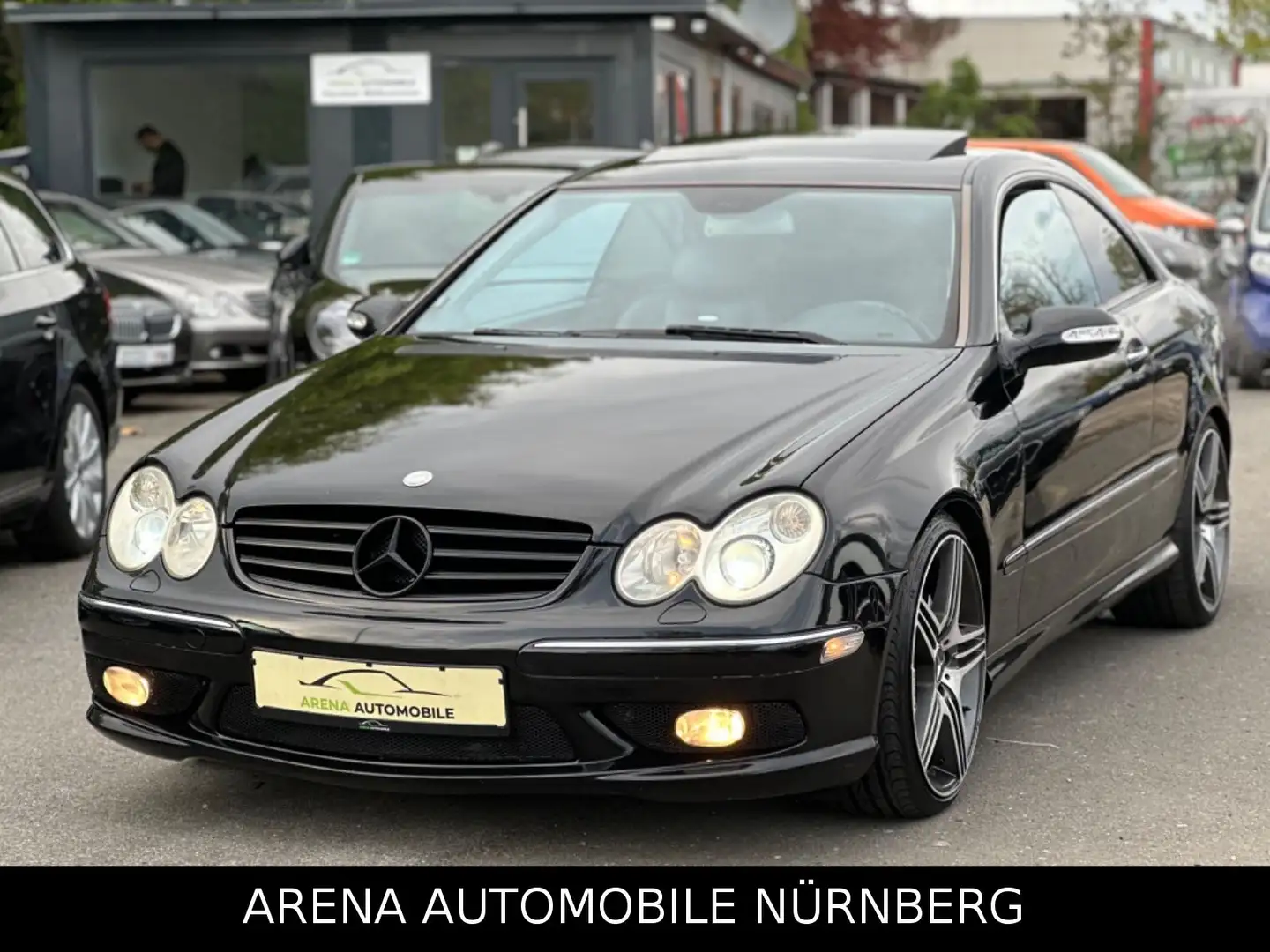 Mercedes-Benz CLK 55 AMG *Xenon*Navi*SL AMG Felgen 19*Schiebeda Black - 1