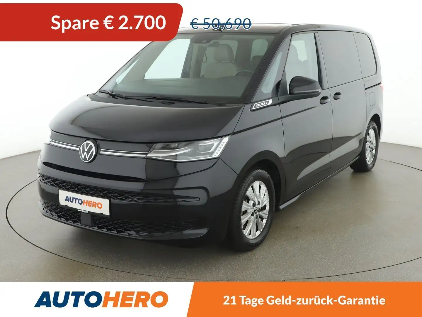 Volkswagen T7 Multivan 1.4 TSI eHybrid Life Aut. *LED*PDC*PANO*7-SZ*AHK* Schwarz - 1