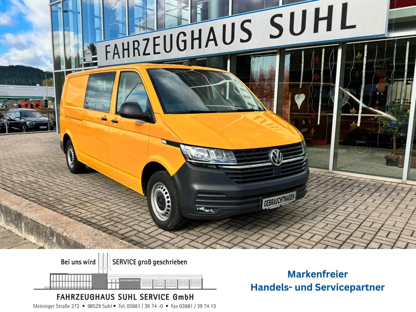 Volkswagen T6 Transporter T6.1 Transporter   LR R-Kam." Regaleinbau Bott" Gelb - 1