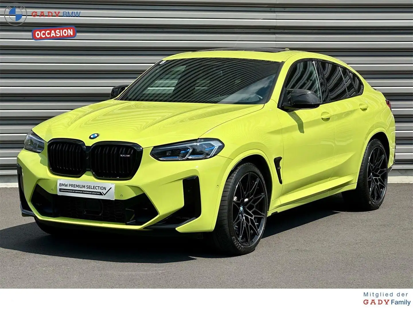 BMW X4 M Competition Geel - 1