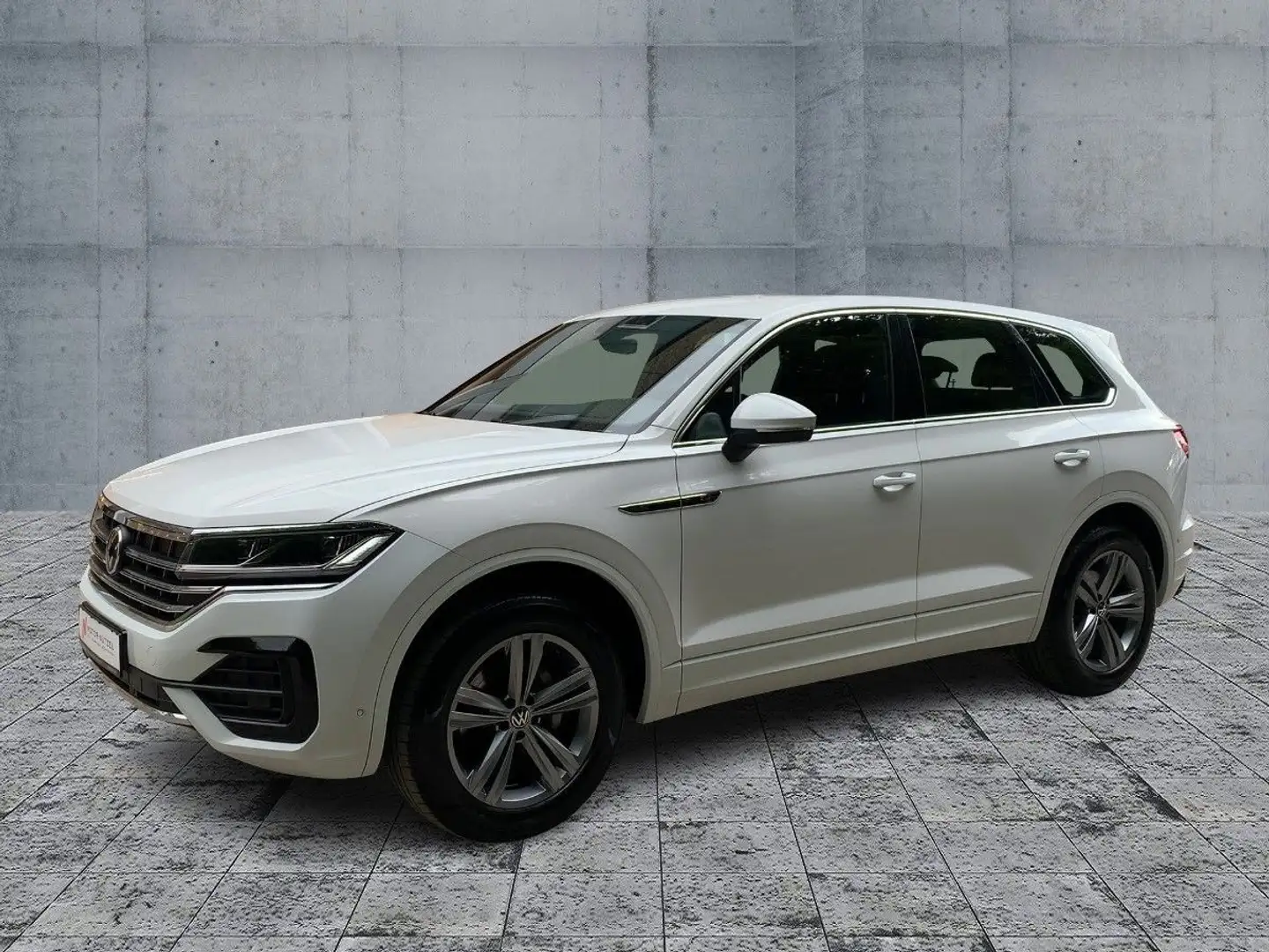 Volkswagen Touareg 3.0 TDI 4M R-LINE LED+NAVI+AHK+ACC+RFK Weiß - 2