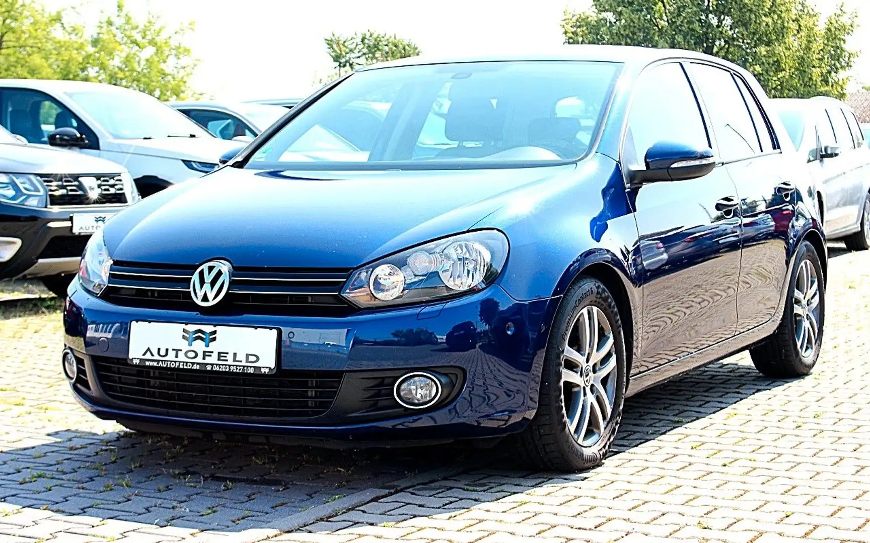 Volkswagen Golf 6 1.4 TSI/VOLLL SHEFT/KLIMA/SHZ/PDC/TEMP/ Blau - 1