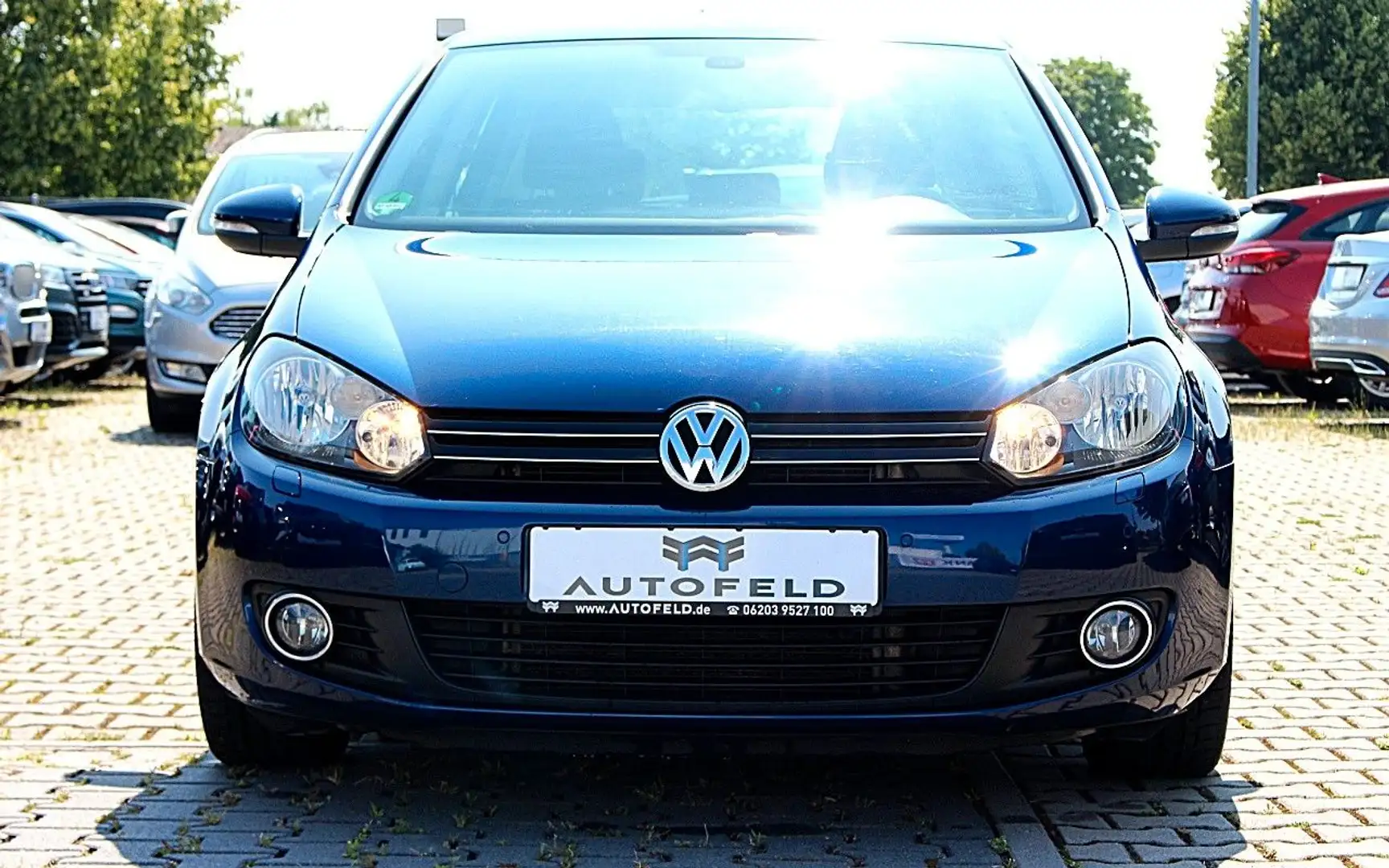 Volkswagen Golf 6 1.4 TSI/VOLLL SHEFT/KLIMA/SHZ/PDC/TEMP/ Blau - 2