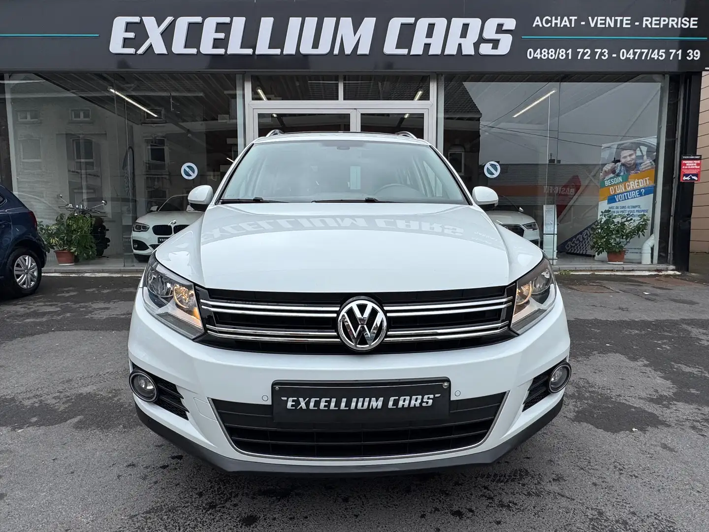 Volkswagen Tiguan 1.4 TSI Toit Pano Gps Cuir Carnet Garantie Wit - 2