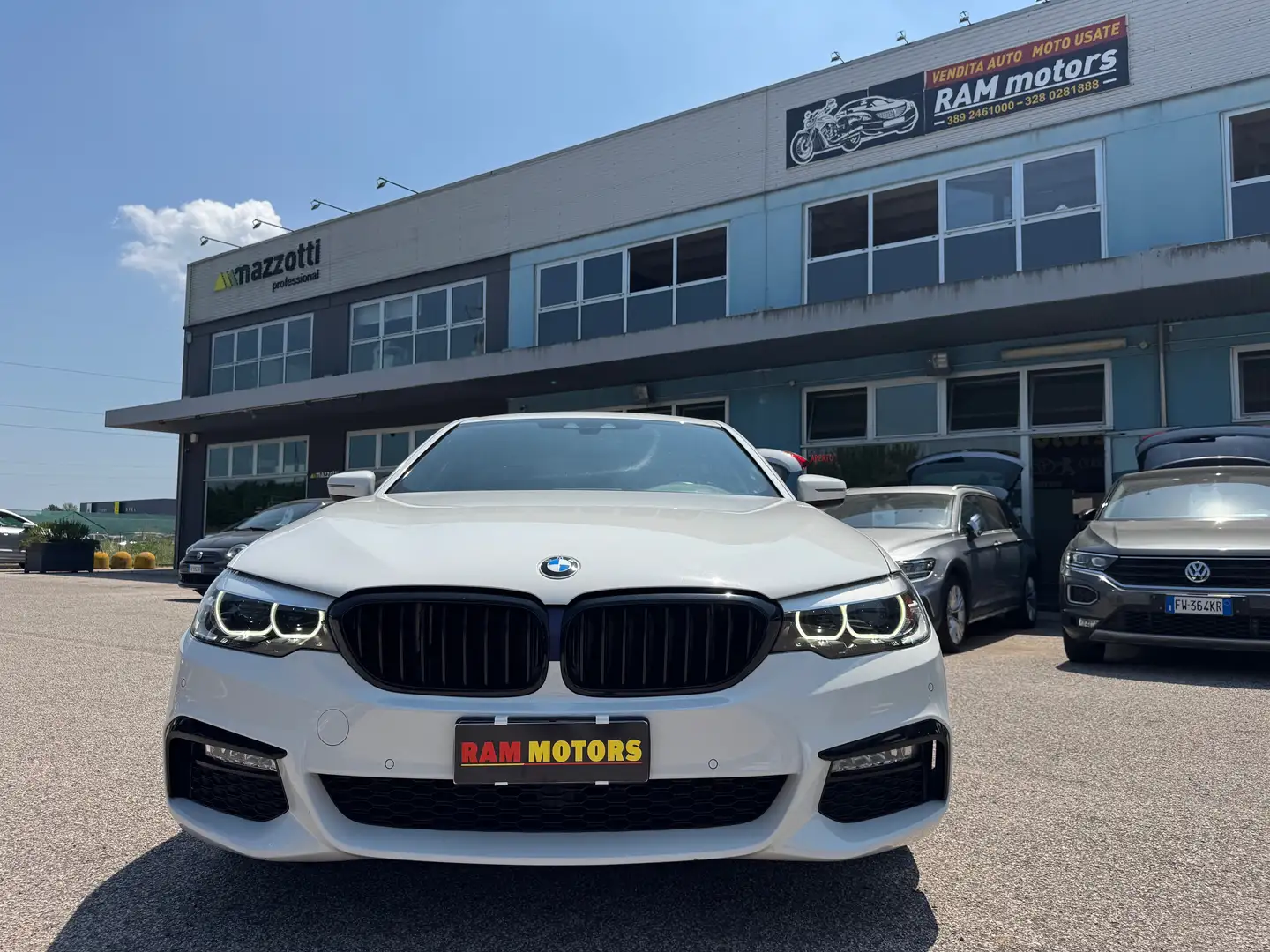 BMW 520 520d xdrive Msport auto FULL SERVICE Wit - 2