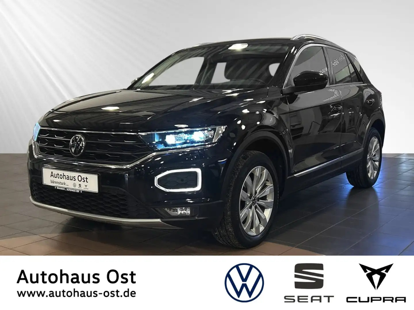 Volkswagen T-Roc 1.5 TSI Sport Klima Navi Rückfahrkamera Schwarz - 1
