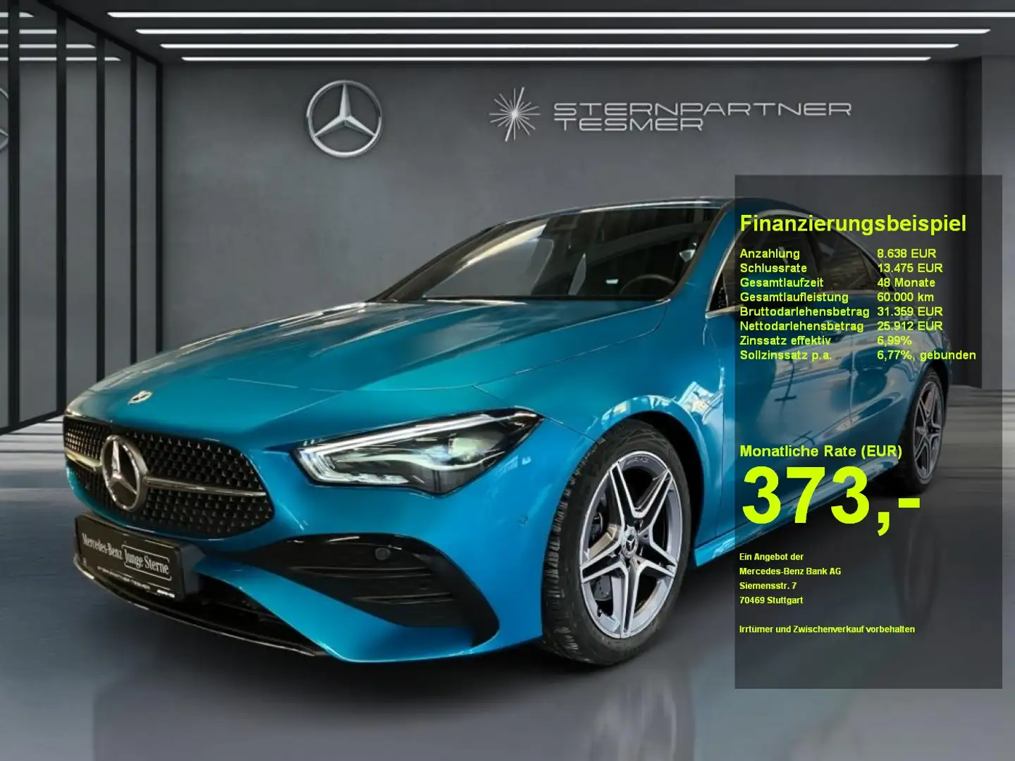 Mercedes-Benz CLA 200 AMG +SHZ+KAMERA+PDC++MBUX+LED+AMBIENTE Blau - 1