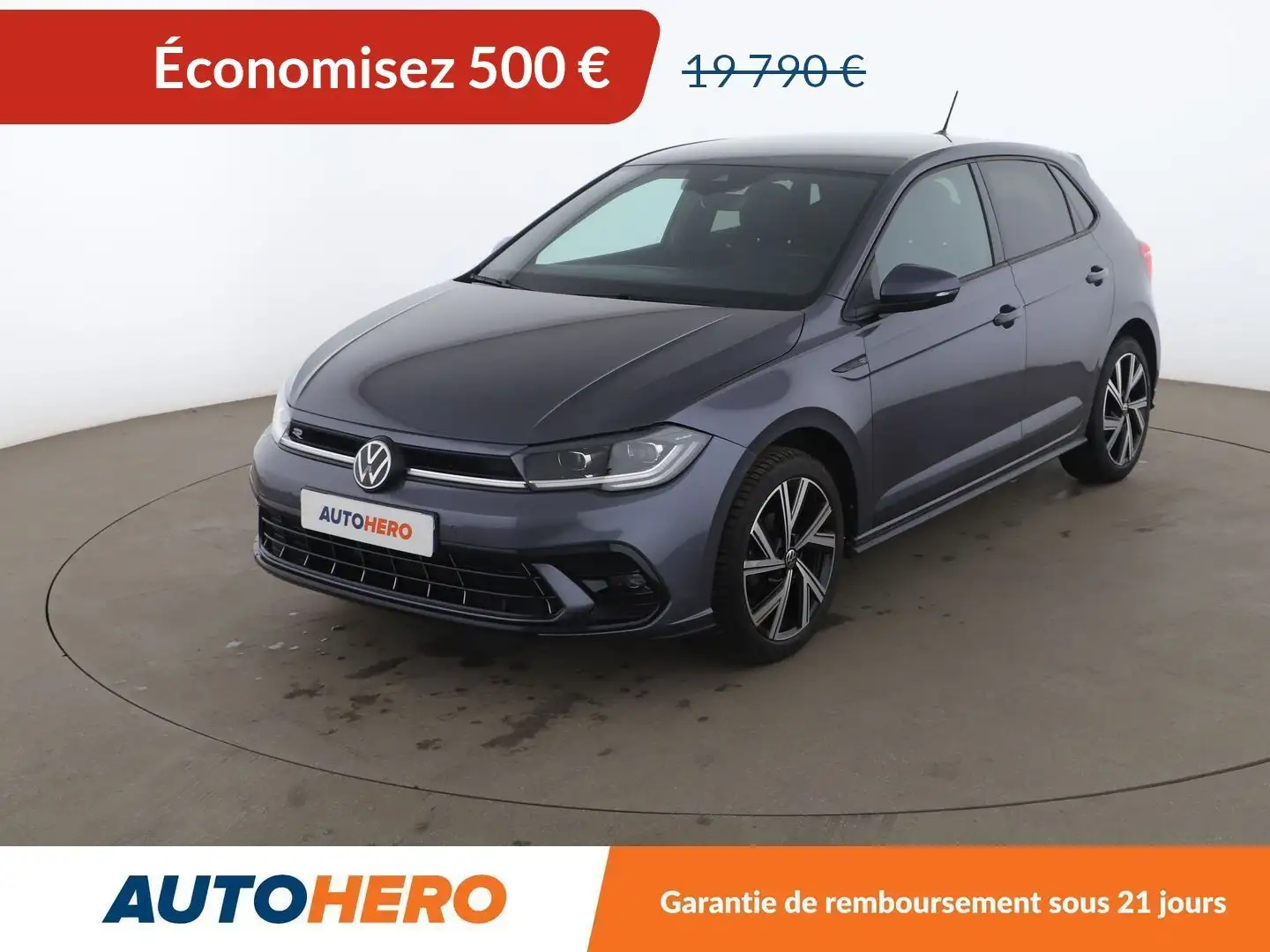 Volkswagen Polo 1.0 TSI R-Line Gris - 1