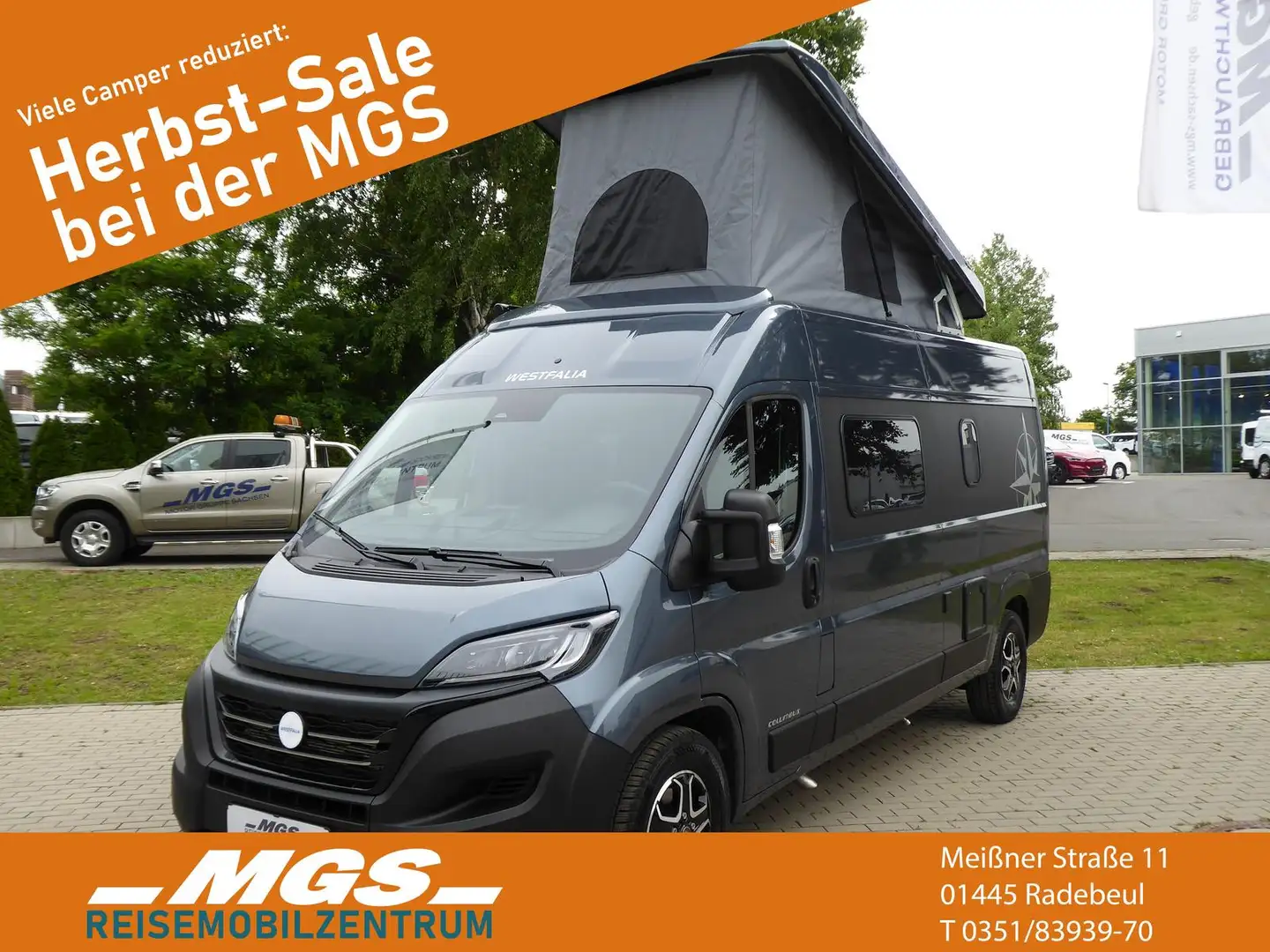 Westfalia Columbus 600D #AUFSTELLDACH #WINTER #MARKISE #LED Grau - 1
